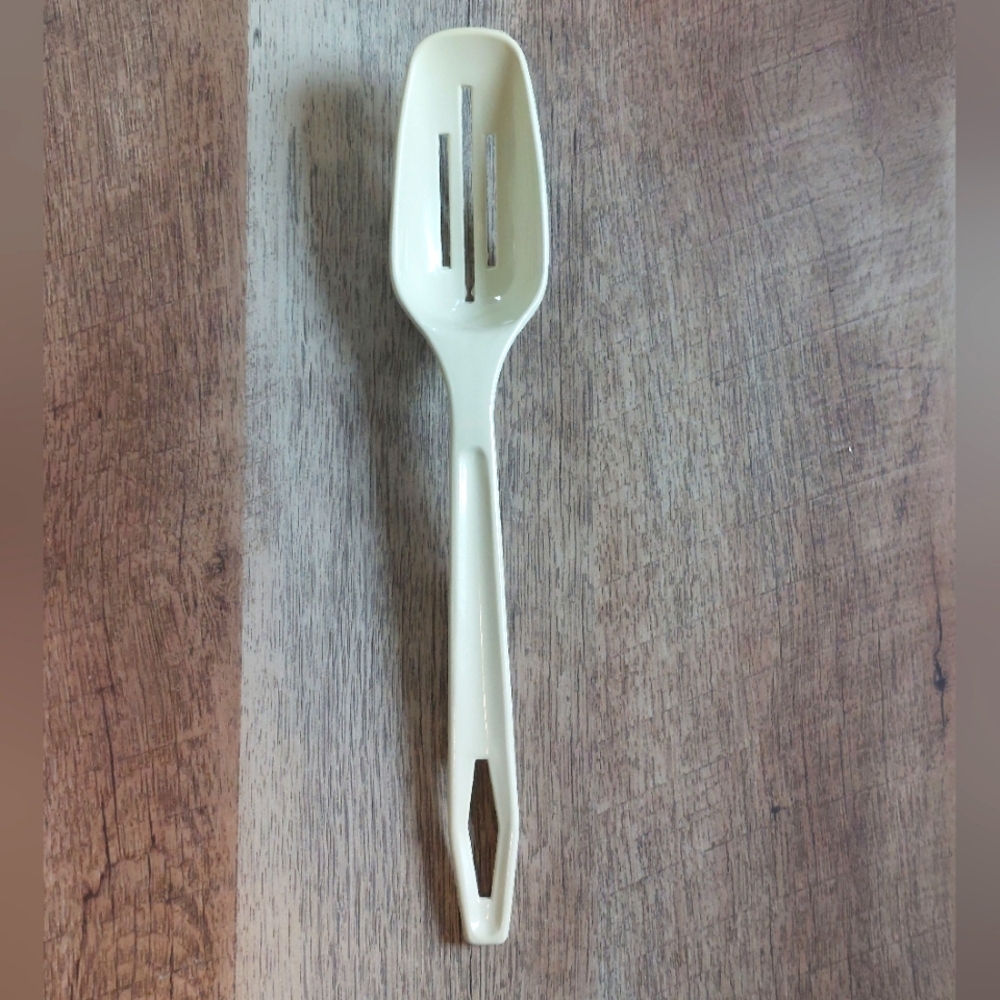 Vintage Foley King Kraft Kitchen Utensil Almond Slotted Spoon
